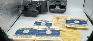 Antique Bakelite Sawyer's  View Master 3D Dimension Viewer Lot Black /W 19 Reels - Picture 1 of 18
