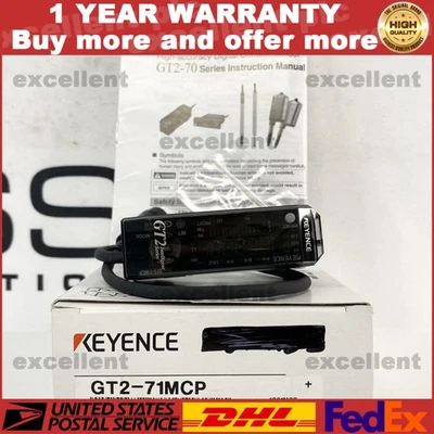 Sensor de contacto Keyence GT2-71MCP EE. UU. EE. UU. Impuestos gratuitos Foto 1 de 4