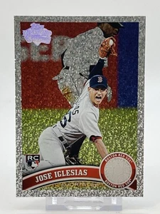 2011 Topps Update Diamond Anniversary Card #US9 Jose Iglesias SS Red Sox Sparkle - Picture 1 of 2