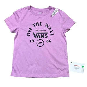 Vans Off The Wall Women's Size Small Purple Short Sleeve 1966 Attendance Crew - Picture 1 of 11