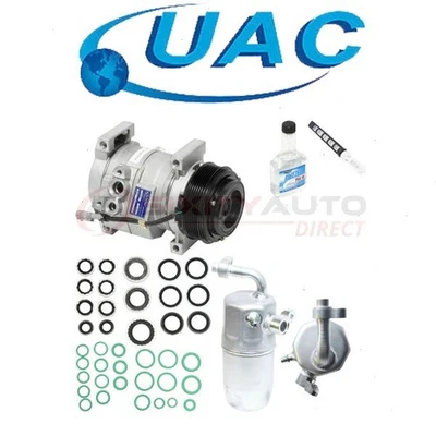 UAC AC Compressor & Component Kit for 2003-2004 GMC Sierra 3500 - Heating ph Foto 1 de 4