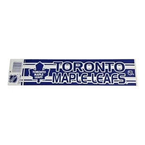 Vintage 1989 Trench Toronto Maple Leafs Autoaufkleber 11" x 3" NHL Hockey - Bild 1 von 2