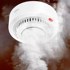 Tuya Smart WiFi Smoke Sensor Fire Protection 85dB Sound Security System Controch - Bild 1 von 14