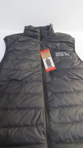 Eddie Bauer 550 Daunenweste Herren grau Reißverschluss vorne Weste Größe M - Bild 1 von 4