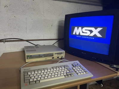 Msx 2 Sony HB-F700 D HitBit F700 Home Computer - Imagen 1 de 4
