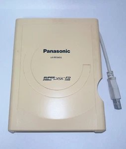 Panasonic LK-RF240U USB connection 240MB Super Disk Drive Power-On Only - Afbeelding 1 van 6