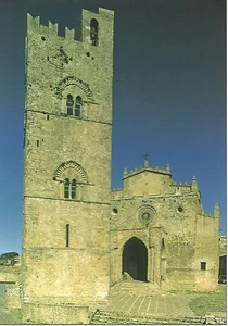 CARTOLINA SICILIA SICILY POSTCARD ERICE DUOMO - Picture 1 of 1