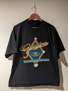 Vintage 1997 Harley Davidson Genuine Motorcycle Black Large T-Shirt - Picture 1 of 6