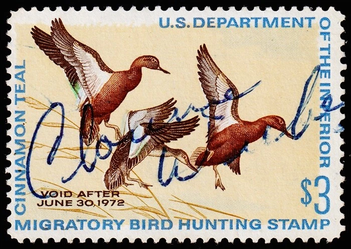 United States Hunting Permit Stamp Scott RW38 (1971) Mint H VF, CV $8.00 C - Image 1 of 1