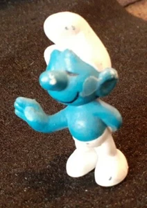 Figura de juguete vintage de Los Pitufos 1972 Sleepy Smurf PVC Peyo Schleich - Imagen 1 de 7