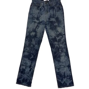 Levi’s 512 Perfect Slimming Straight Leg Jean 26x30 Upcycled Bleach Knots Street - Picture 1 of 10