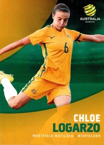 2017 2018 Matildas Australia Football Tap N Play Card - Chloe Logarzo - Picture 1 of 3