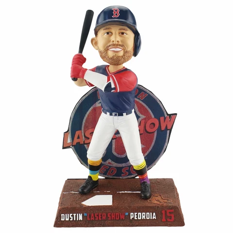 Dustin Pedroia Boston Red Sox Players Weekend - Laser Show Bobblehead MLB Cover