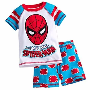 [Disney] Amazing Spider-Man Costume Short PJ Pals for Boys - Size 4,5, and 6 - Picture 1 of 1