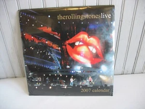 NUOVO SIGILLATO ROLLING STONES LIVE 12x12 2007 calendario da parete musica rock The Stones - Foto 1 di 4