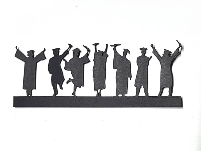 Punchies en forma de troquelado de C para graduados - 2 troquelados - Álbum de recortes para fabricación de tarjetas Foto 1 de 1