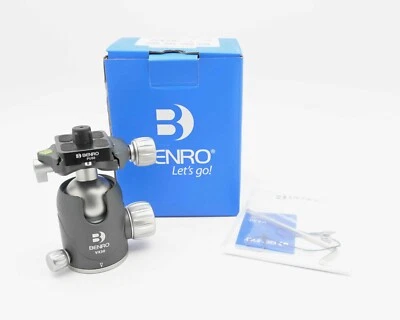 Cabezal de bola de aluminio tipo Arca Benro VX30 con placa PU50 QR tiene capacidad para 66 libras (#18034) Foto 1 de 4