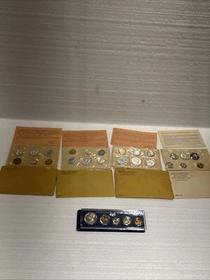 1962,63,64 Philadelphia Proof Mint Set 90% Silver Uncirculated & 65,66 Set 40% S - Image 1 of 4