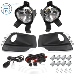 Fit For 2017-2021 Chevy Trax Front Fog Lights Lamps Kit Passenger+Driver Side - Picture 1 of 13