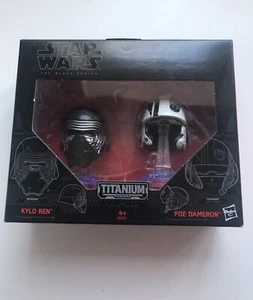 Star Wars: The Force Awakens Black Series Die Cast Kylo Ren & Poe Dameron - Picture 1 of 8