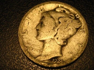 1924-S 90% Silver Mercury Head Dime ^^^^^ - Picture 1 of 4