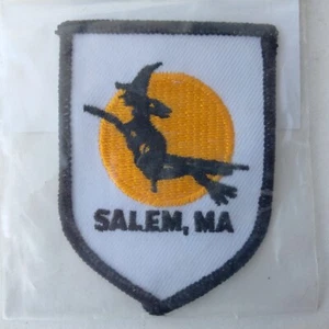 Salem Massachusetts Collector Patch Witch On Broomstick Linden Associates - Picture 1 of 3