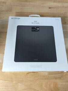 NEW WITHINGS WBS06 SMART WI-FI BMI BODY SCALE BLACK TRUSTED U.S. SELLER FREE S&H