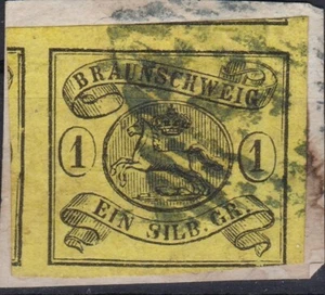 == AD Braunschweig Mi. 11 A Balkennummernstempel, Kat. 70€ == - Picture 1 of 1