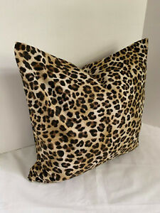 Pillow Cover Leopard Print Custom Made CHOOSE Size Many Sizes Premier Prints