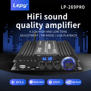 Amplificador portátil de 232 W: sonido HIFI de 4,1 canales + modos Bluetooth/FM dobles - Imagen 1 de 17
