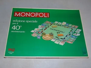 MONOPOLI EDIZIONE SPECIALE PER IL 40° ANNIVERSARIO - EG - Foto 1 di 8