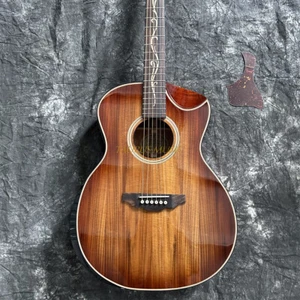 All KOA Cutaway K24 Acoustic Guitar 301EQ Armrest Rosewood Fretboard - Picture 1 of 18