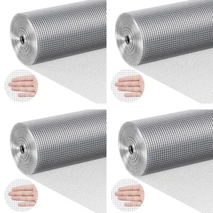 Hardware Cloth 1/4" 36/48inx100/50ft 23 Ga Wire Mesh Roll Chicken Fencing - Picture 1 of 50