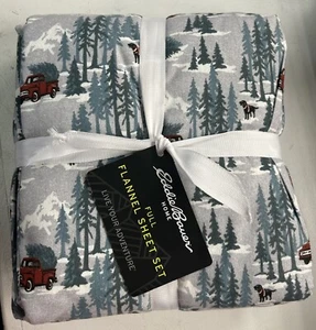- Full Flannel Sheet Set, Warm Breathable Cotton Flannel Bedding - Picture 1 of 4
