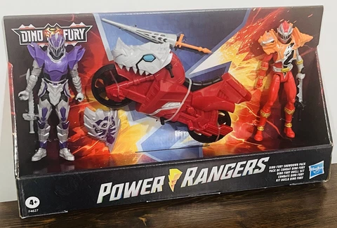 Hasbro Power Rangers Dino Fury Showdown Pack Exclusive Vehicle 2 Figures NEW Cover