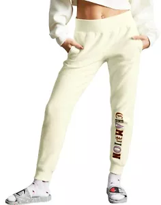 Champion REVERSE WEAVE JOGGER OLD ENGLISH Fleece Logo sweat Pant Women sz XL NWT - Picture 1 of 9