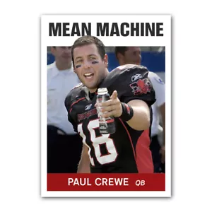 Tarjeta coleccionable Paul Crewe yarda más larga estampado ACEO Adam Sandler máquina media - Imagen 1 de 3