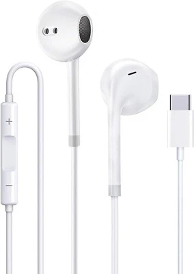 Headphones EARPHONES Wired EARBUDS FOR iPhone 15, 15 Pro, 15 pro max - Image 1 of 4