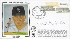 Phil Niekro Autographed "300 Win" Cachet - Picture 1 of 1