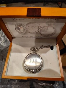 Colibri -Quartz -Pocket Watch -Wooden Box -New Luxury- RARE - Picture 1 of 4