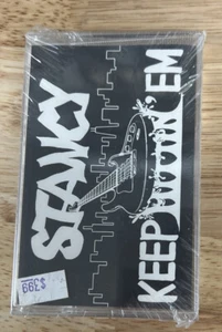 Stancy - Keep Hittin 'Em ~ 1993 Private Press ,HARD ROCK PROMO Cassette SEALED - Picture 1 of 2