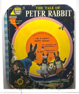 Vintage Magic Talking Books The Tale of Peter Rabbit (Beatrix Potter, 1954) - Picture 1 of 3