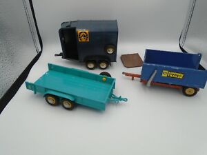  3 BRITAINS 1/32 SCALE 70s/80s TRAILERS FOR SPARES/RESTORATION 
