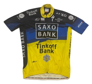 Cycling Tinkoff Saxo Bank Uci World Tour Sportful Jan Nygaard Jersey Size L - Picture 1 of 7
