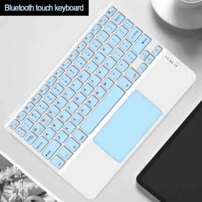 Bluetooth Keyboard W/Touchpad Mouse For iPad 6/7/8/9/10th Generation Air 4 5 Pro - Image 1 of 4