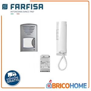KIT CITOFONO FARFISA  AUDIO MONOFAMILIARE 1CKSD 2 FILI(1+1) - Imagen 1 de 8