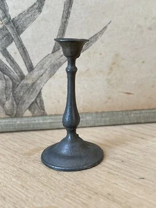 Ancien Bougeoir miniature / de poupée en métal - Napoléon III - Picture 1 of 4