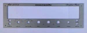 ¡Nuevo! Placa frontal del panel frontal receptor Marantz 2250B (placa frontal) PLATEADO ANODIZADO - Imagen 1 de 7