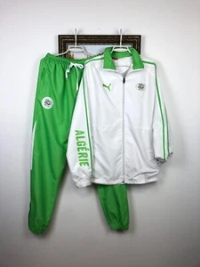 Vintage Puma Algeria football Set Jacket Pants Soccer Suit National Team Sz XL - Picture 1 of 24