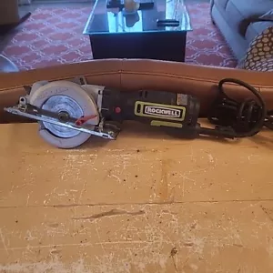 Rockwell RK3441K 5,0 AMP 4-1/2" KABELGEBUNDENE KOMPAKTE Kreissäge FUNKTIONIERT SUPER mit Klinge - Bild 1 von 12